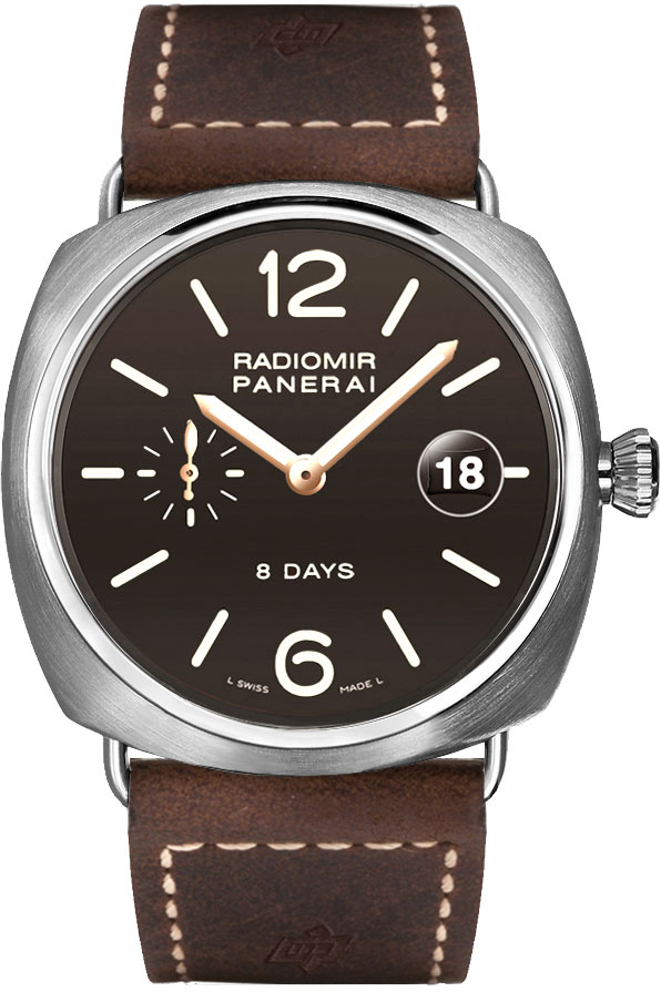 Panerai Radiomir Brown Dial Men's Watch PAM00346 