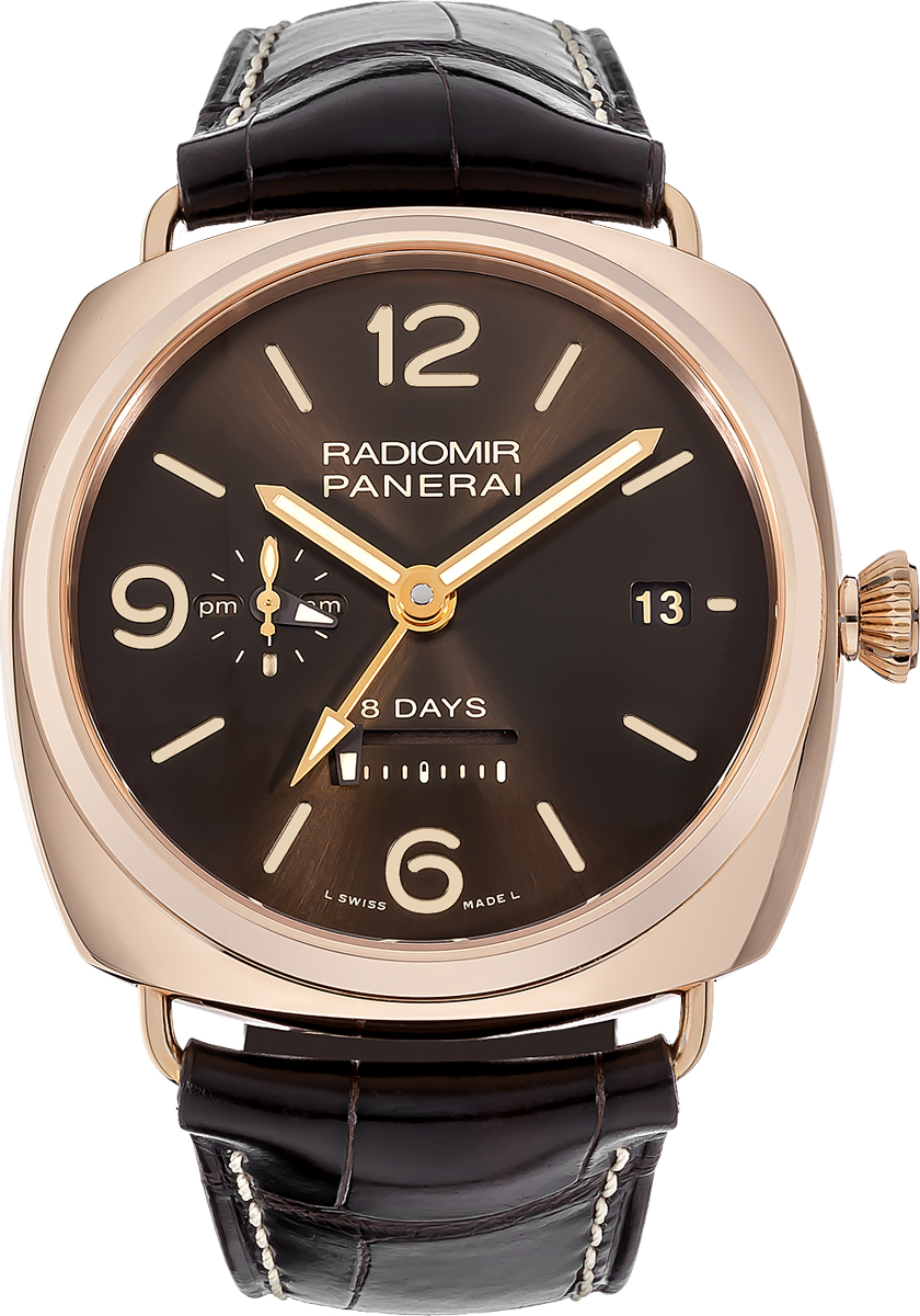 Panerai Radiomir Manual Winding Brown Mens Watch PAM00395 