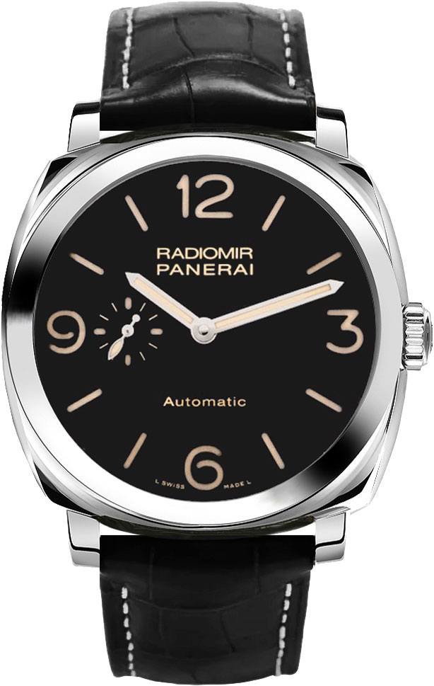 Panerai Radiomir Self winding Automatic Black Mens Watch PAM00572 