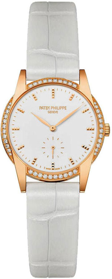 Patek Philippe Calatrava Manual Winding White Ladies Watch 7122-200R-001 