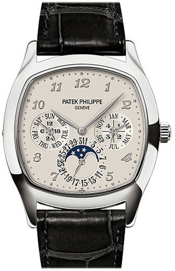 Patek Philippe Grand Self winding Automatic Silver Mens Watch 5940G-001 