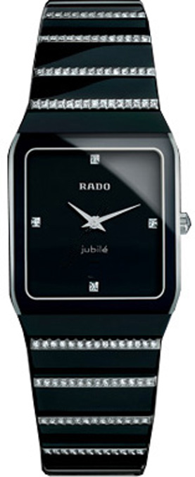 Rado Anatom Battery Operated Quartz Black Ladies Watch R10464719 