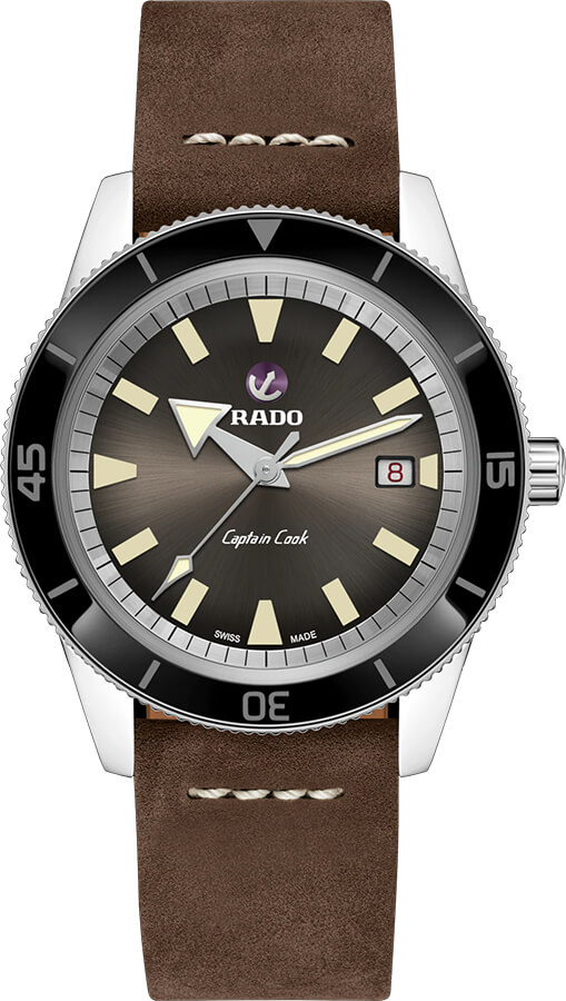 Rado Captain Cook Self winding Automatic Black Mens Watch R32505305 
