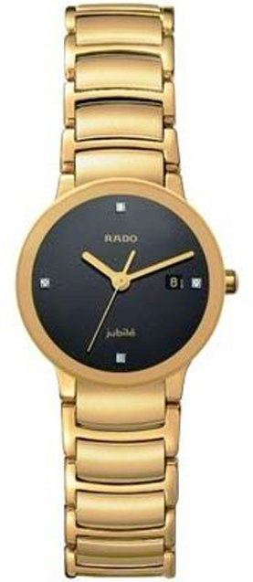 Rado Centrix Battery Operated Quartz Black Ladies Watch R30528713 