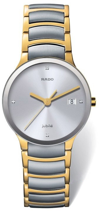 Rado Centrix Battery Operated Quartz Silver Mens Watch R30931713 