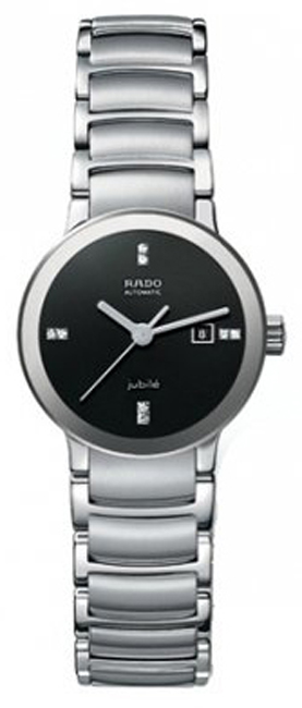 Rado Centrix Self winding Automatic Black Ladies Watch R30940703 