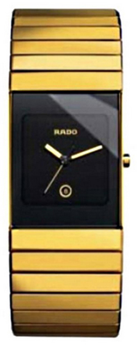 Rado Ceramica Battery Operated Quartz Black Ladies Watch R21894402 