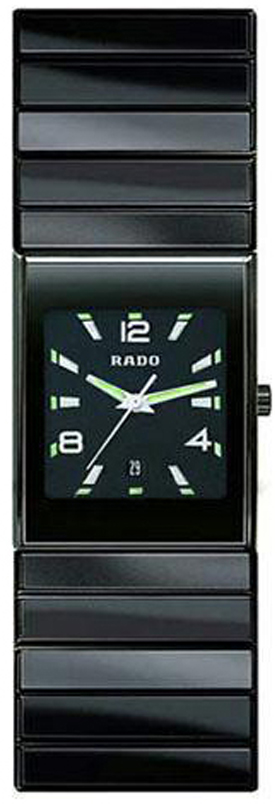 Rado Ceramica Battery Operated Quartz Black Watch R21348192 