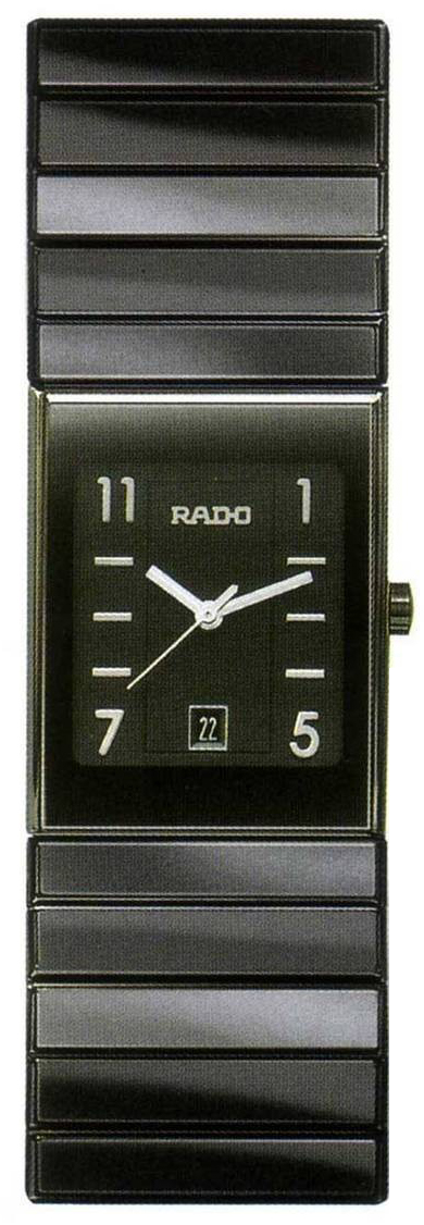 Rado Ceramica Battery Operated Quartz Black Watch R21348202 