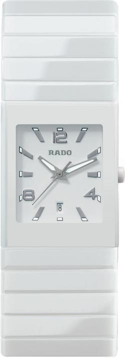 Rado Ceramica Battery Operated Quartz White Mens Watch R21711012 