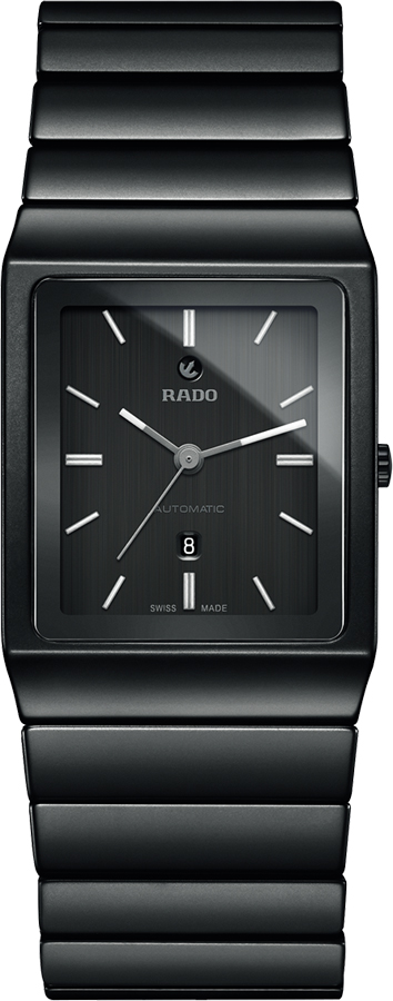 Rado Ceramica Self winding Automatic Black Mens Watch R21808152 