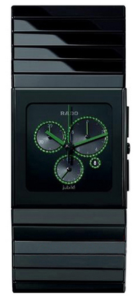 Rado Ceramica Battery Operated Quartz Black Mens Watch R21714742 