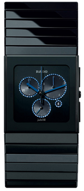 Rado Ceramica Battery Operated Quartz Black Mens Watch R21714752 