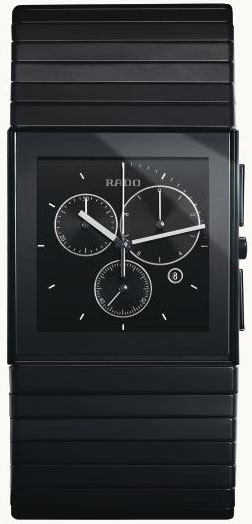 Rado Ceramica Battery Operated Quartz Black Mens Watch R21715152 