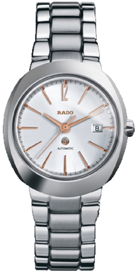 Rado D-Star Self winding Automatic Silver Ladies Watch R15514113 