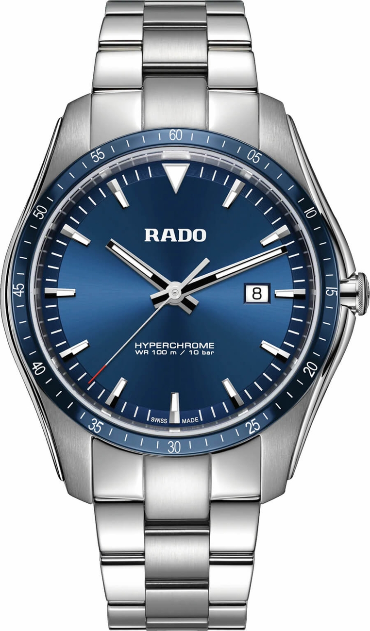 Rado HyperChrome Battery Operated Quartz Blue Mens Watch R32502203 