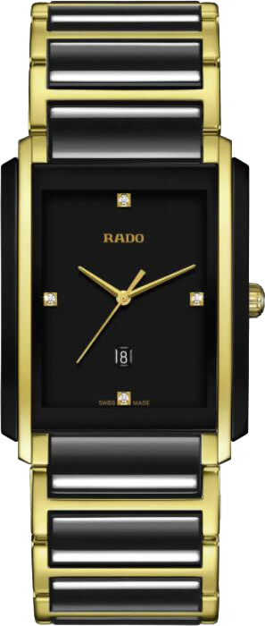 Rado Integral Battery Operated Quartz Black Unisex Watch R20204712 
