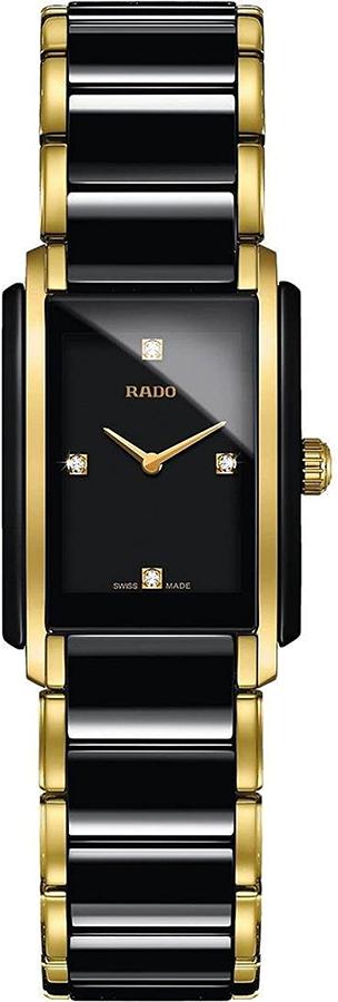 Rado Integral Battery Operated Quartz Black Ladies Watch R20845712 