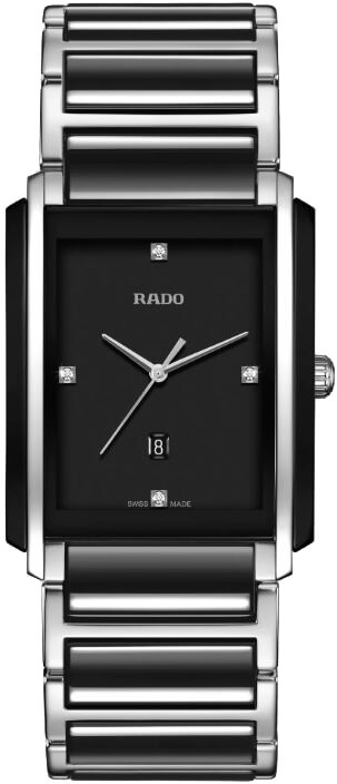 Rado Integral Battery Operated Quartz Black Ladies Watch R20206712 