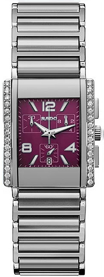 Rado Integral Battery Operated Quartz Red Mens Watch R20670302 