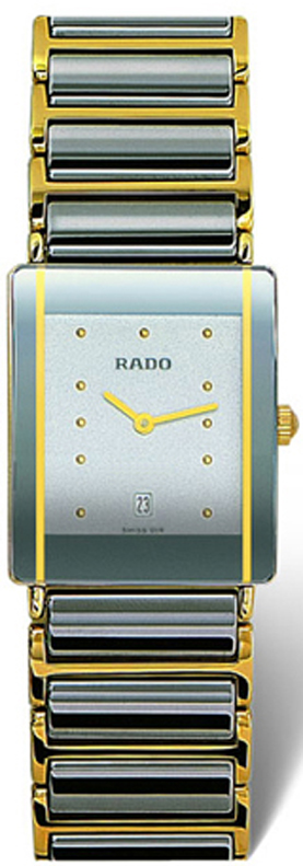 Rado Integral Battery Operated Quartz Silver Unisex Watch R20381142 