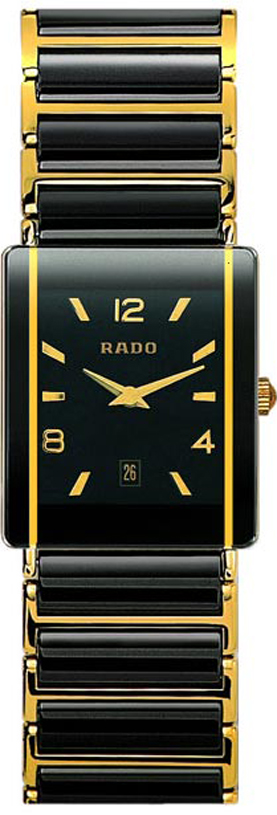 Rado Integral Battery Operated Quartz Black Unisex Watch R20381192 