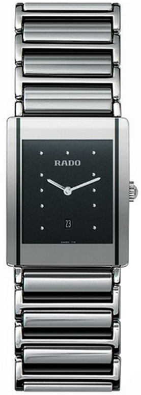 Rado Integral Battery Operated Quartz Black Mens Watch R20484172 