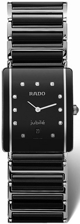 Rado Integral Battery Operated Quartz Black Watch R20486742 