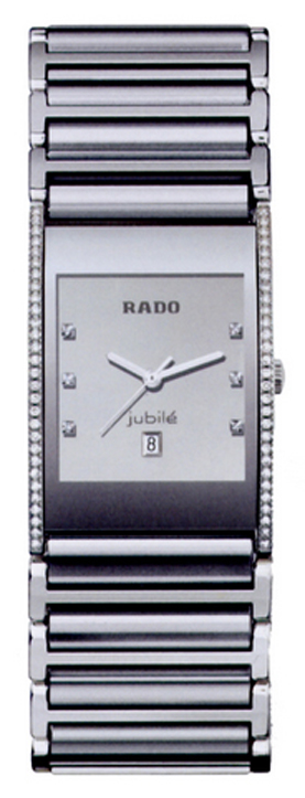 Rado Integral Battery Operated Quartz Silver Mens Watch R20731712 