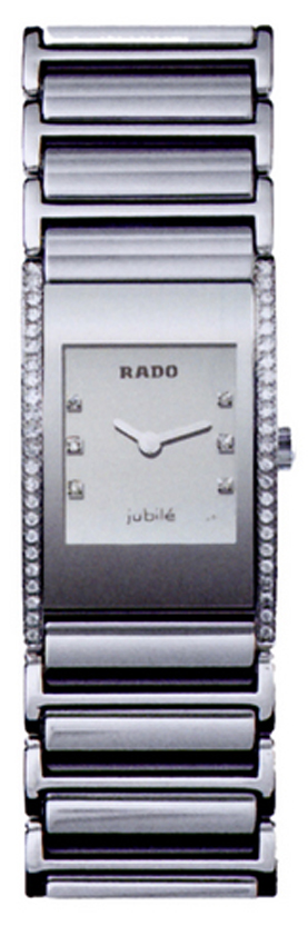 Rado Integral Battery Operated Quartz Silver Ladies Watch R20733712 
