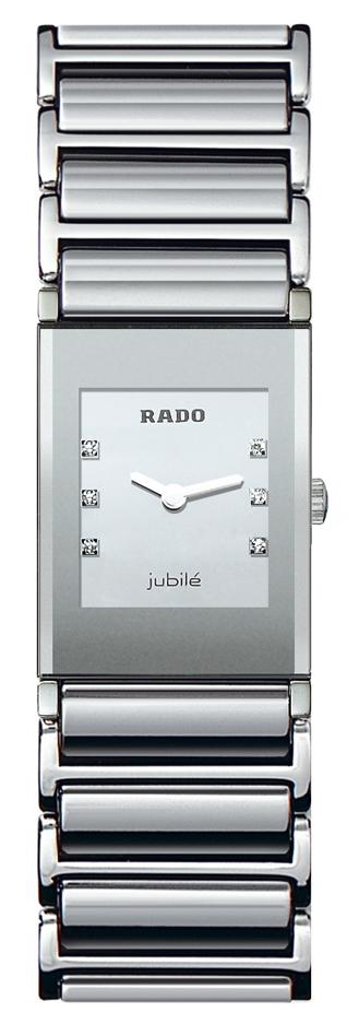 Rado Integral Battery Operated Quartz Silver Ladies Watch R20747712 