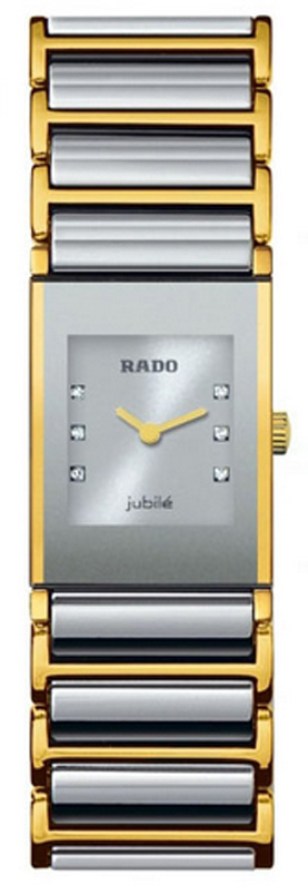 Rado Integral Battery Operated Quartz Silver Ladies Watch R20750702 