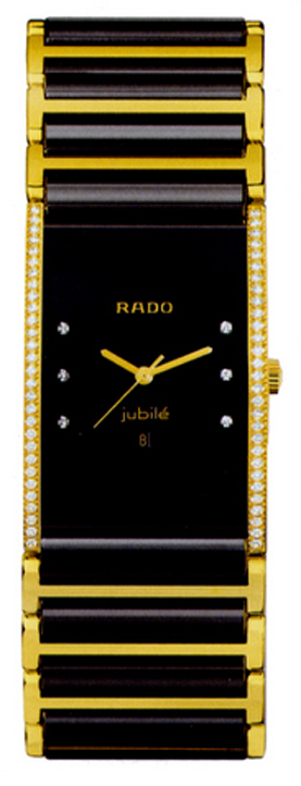 Rado Integral Battery Operated Quartz Black Mens Watch R20751752 