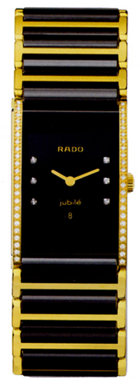 Rado Integral Battery Operated Quartz Black Watch R20752752 