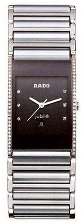 Rado Integral Battery Operated Quartz Black Mens Watch R20757752 