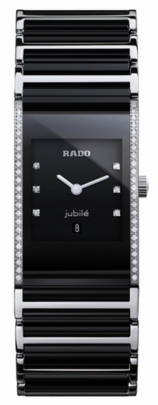 Rado Integral Battery Operated Quartz Black Mens Watch R20757759 
