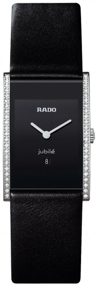 Rado Integral Battery Operated Quartz Black Ladies Watch R20758155 