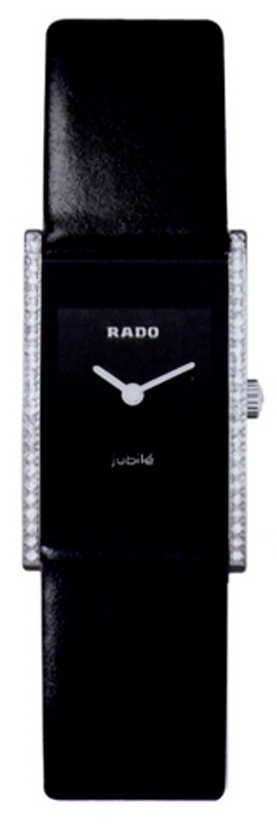 Rado Integral Battery Operated Quartz Black Ladies Watch R20759155 