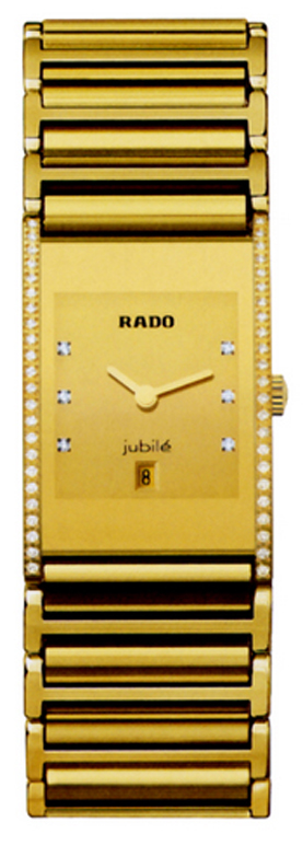 Rado Integral Battery Operated Quartz Gold Watch R20782732 