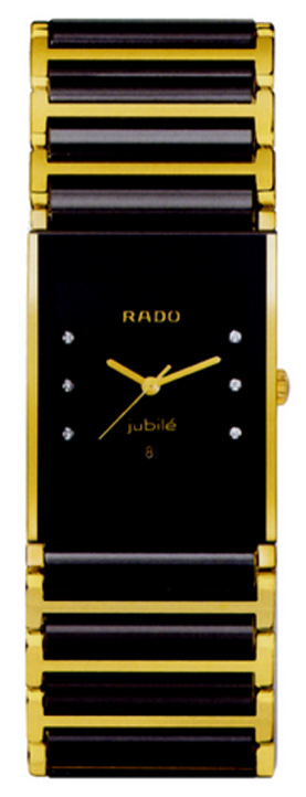 Rado Integral Battery Operated Quartz Black Mens Watch R20787752 