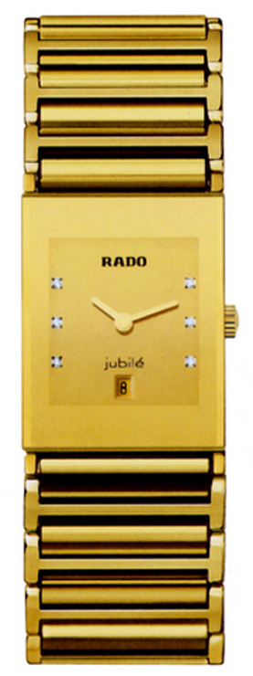Rado Integral Battery Operated Quartz Gold Watch R20791732 