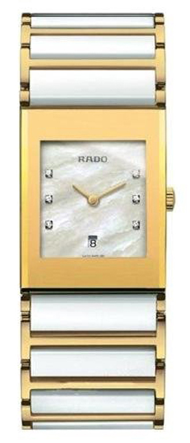 Rado Integral Battery Operated Quartz Pearl White Watch R20791901 