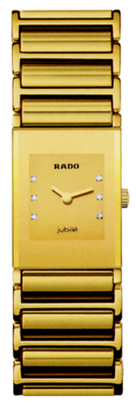 Rado Integral Battery Operated Quartz Gold Watch R20792732 