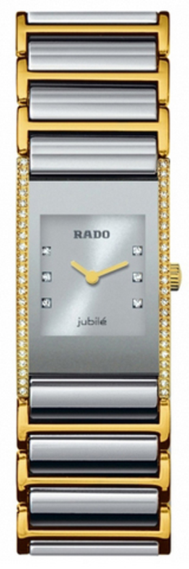Rado Integral Battery Operated Quartz Silver Ladies Watch R20795702 