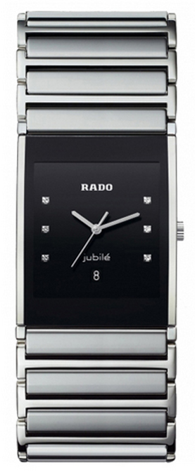 Rado Integral Battery Operated Quartz Black Mens Watch R20861759 