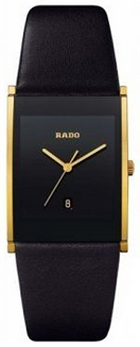 Rado Integral Battery Operated Quartz Black Mens Watch R20862155 