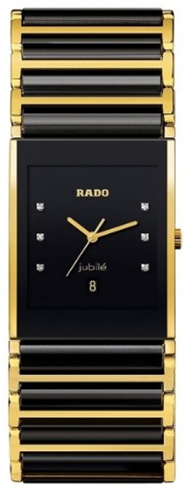 Rado Integral Battery Operated Quartz Black Mens Watch R20862752 