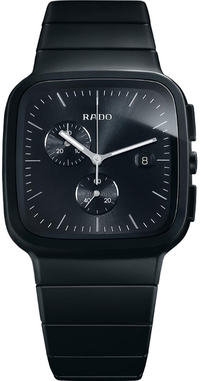Rado R5.5 Jubile Battery Operated Quartz Black Mens Watch R28886162 