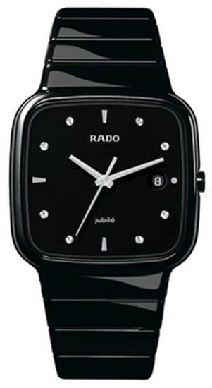 Rado R5.5 Jubile Battery Operated Quartz Black Mens Watch R28910702 