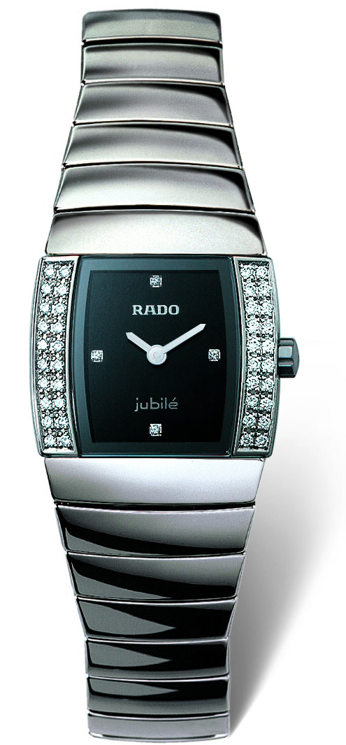 Rado Sintra Jubile Battery Operated Quartz Black Ladies Watch R13578712 
